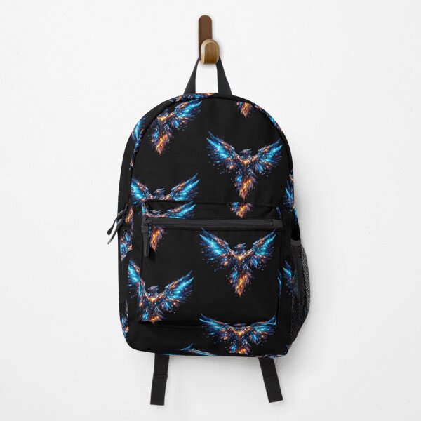 Item preview, Cyber Phoenix Rising – Neon Fire Bird Futuristic Wings – Sci-Fi Streetwear Graphic designed and sold by JonelCrafts.