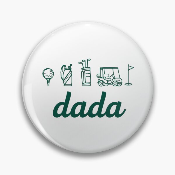 Artikelvorschau, Dada Golf-T-Shirt im minimalistischen Design | Geschenkidee für Golf-Väter entworfen und verkauft von FestivityFinds.
