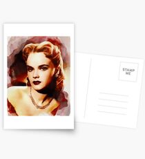 Anne Francis, Hollywood-Legende Postkarten