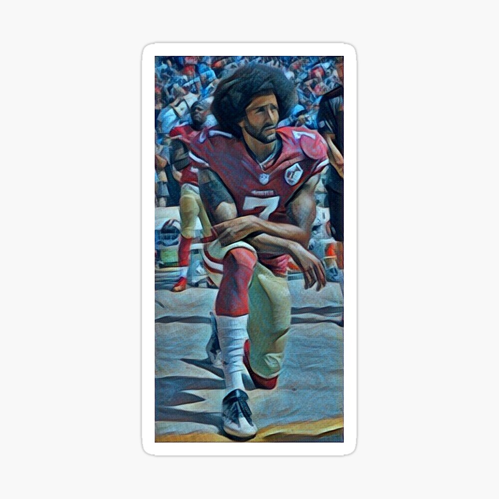 Colin Kaepernick Kneeling San Francisco V3 Poster Canvas 