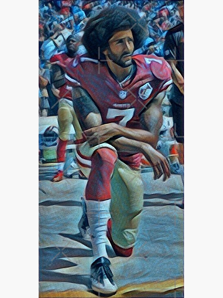 Colin Kaepernick Kneeling San Francisco V3 Poster Canvas 