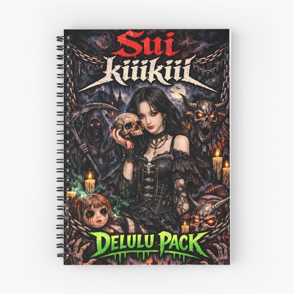 Item preview, Sui Kiiikiii Delulu Pack Fanmade Merch - Dark Gothic Horror Aesthetic designed and sold by Valereekmerch.