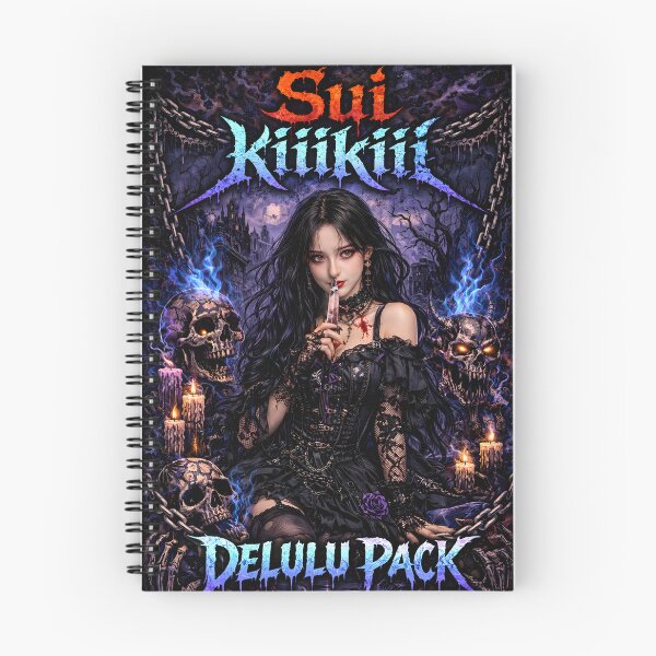 Item preview, Sui Kiiikiii Delulu Pack Fanmade Merch - Dark Gothic Villain Aesthetic designed and sold by Valereekmerch.