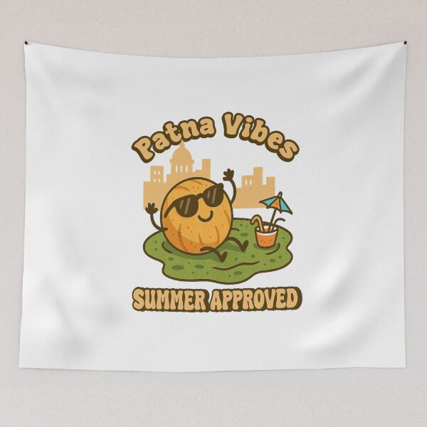 Item preview, Patna Vibes Summer Approved | Funny Indian Coconut Chill Cool Desi Summer designed and sold by Globalcitytees.