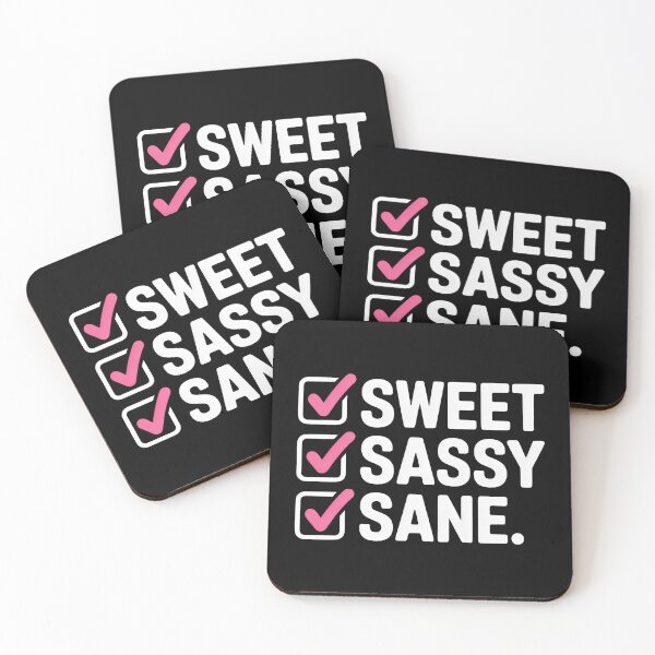 Item preview, Sweet Sassy Sane Checklist Girl Power Personality Traits designed and sold by SplashTastic.