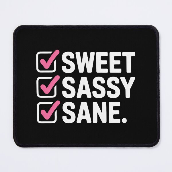 Item preview, Sweet Sassy Sane Checklist Girl Power Personality Traits designed and sold by SplashTastic.
