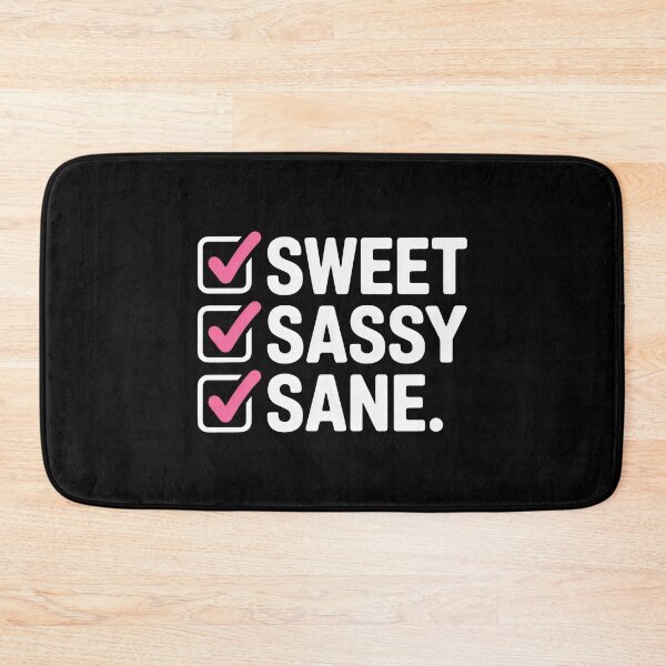 Item preview, Sweet Sassy Sane Checklist Girl Power Personality Traits designed and sold by SplashTastic.