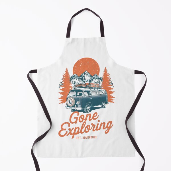 Artikelvorschau, T-Shirt „Vintage Camper Van – Abenteuer in den Bergen“ entworfen und verkauft von FestivityFinds.