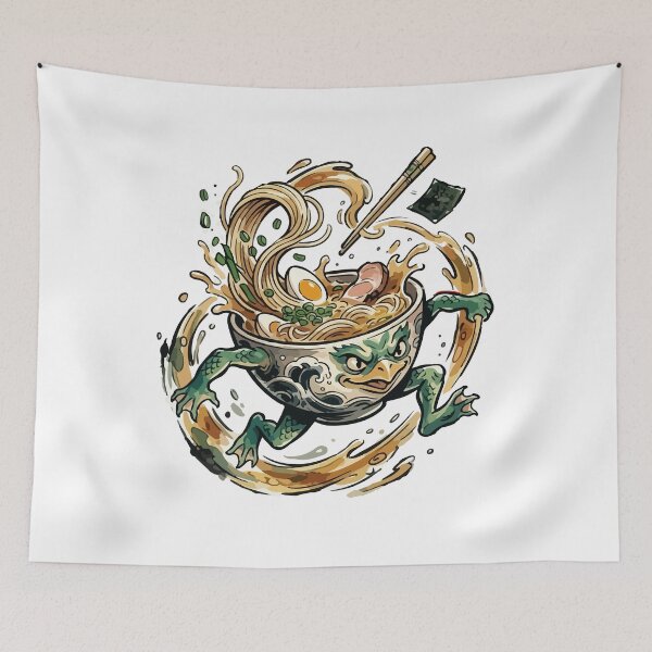 Item preview, Ramen Possessed by Yokai Kappa from Japan designed and sold by Yokai-Infinity.