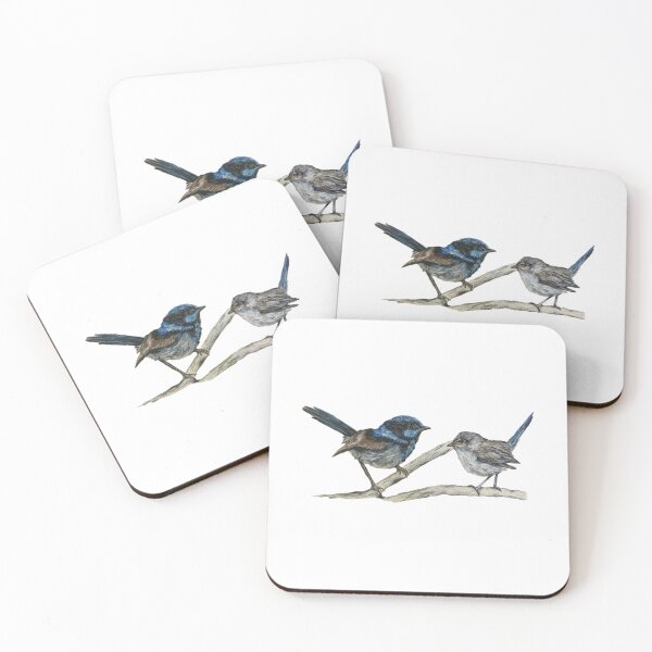 Item preview, Pair of Wrens designed and sold by ChelseaTobinArt.