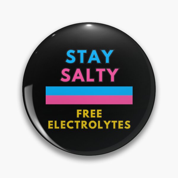 Item preview, Stay Salty Free Electrolytes Retro Gym Shirt designed and sold by Artography Designs.