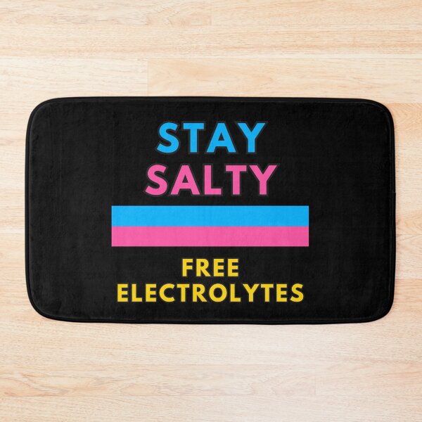 Item preview, Stay Salty Free Electrolytes Retro Gym Shirt designed and sold by Artography Designs.