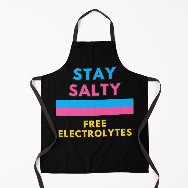 Item preview, Stay Salty Free Electrolytes Retro Gym Shirt designed and sold by Artography Designs.