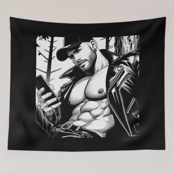 Item preview, Leather Nature Call Berlin Gay Pride Graphic Design designed and sold by ItsAKinkThing.