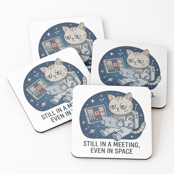 Item preview, Still in a Meeting Even in Space designed and sold by Loja Boeira.