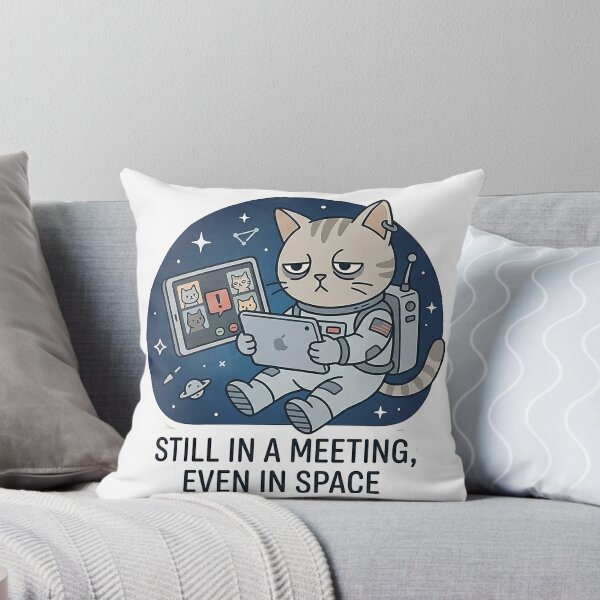 Item preview, Still in a Meeting Even in Space designed and sold by Loja Boeira.