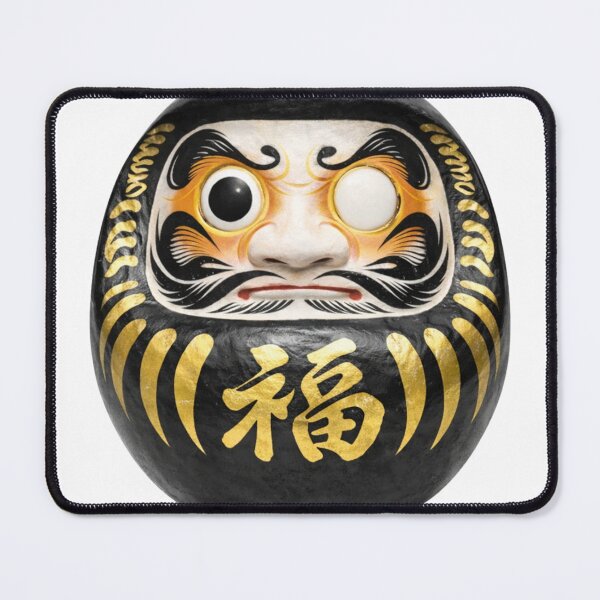 Item preview, Daruma: Black Porcelain Fortune Archive - 達磨「黒磁福」 designed and sold by NYAO-YUUKI.