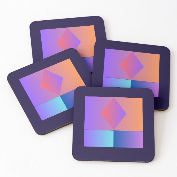 Item preview, Dreamy Pastel Geometric Gradient Blocks - Modern Abstract Art designed and sold by ​Jyoti Digital Artist.