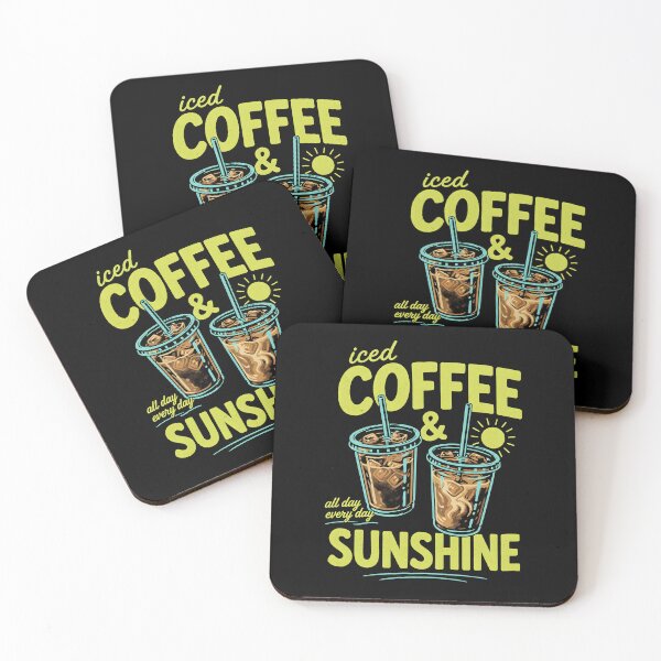 Item preview, Iced Coffee and Sunshine All Day Every Day designed and sold by JODYSMORGAN.