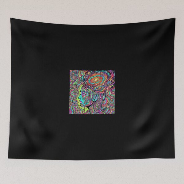 Item preview, Psychedelic Mind Expansion Galaxy Surreal Retro Art designed and sold by ryanguas.