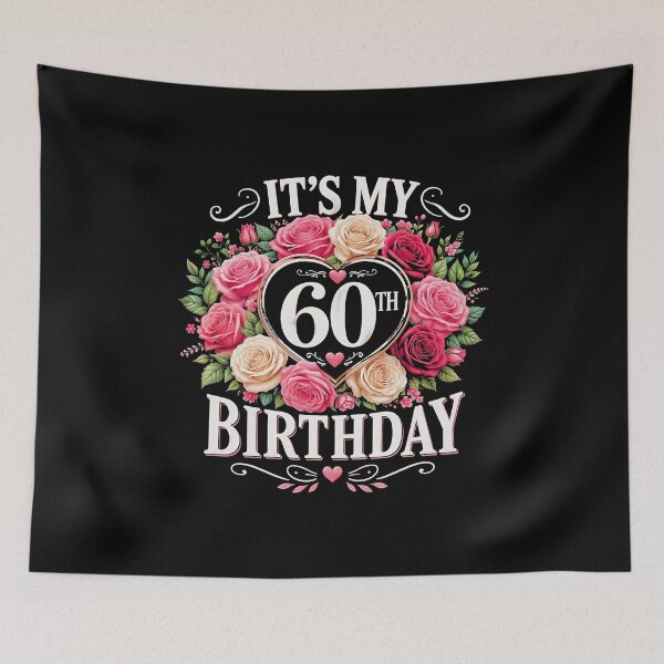 Item preview, Its My 60th Birthday Rose Flower designed and sold by JODYSMORGAN.