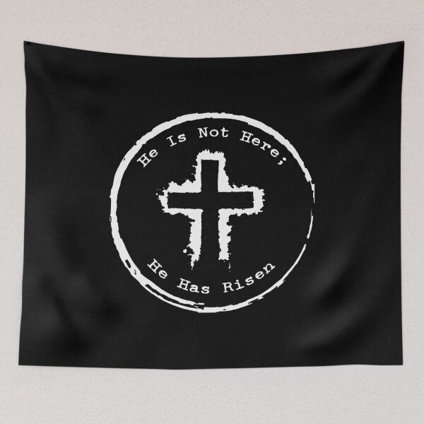 Item preview, He Is Not Here He Has Risen Cross designed and sold by OlyvieArt.