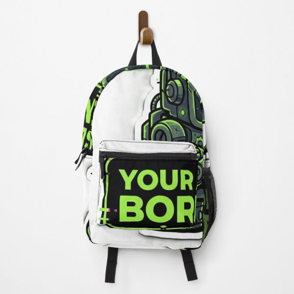 Item preview, Your AI Slop Bores Me Sticker | Funny Sarcastic  Tech Humor Robot Meme Sticker designed and sold by ChaosAndChill.