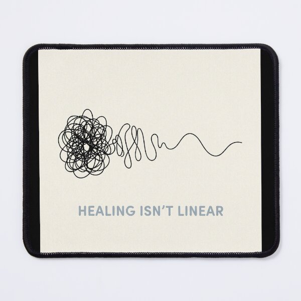Item preview, Healing Isnt Linear Mental Health Journey Therapy designed and sold by ryanguas.