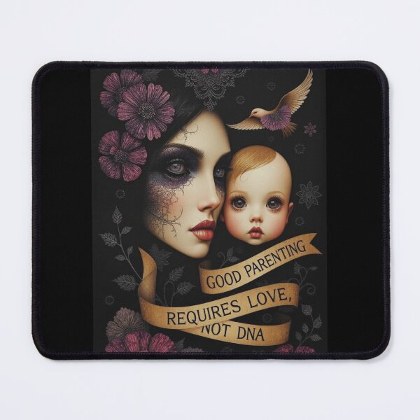 Item preview, Whimsical Good Parenting Requires Love, Not DNA designed and sold by Manicmomma78.