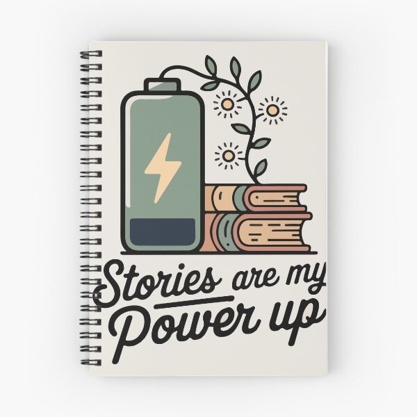Item preview, Stories are my Power up Reading Motivation Bookis designed and sold by PixelWaveBD.