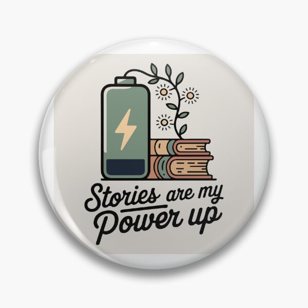 Item preview, Stories are my Power up Reading Motivation Bookis designed and sold by PixelWaveBD.