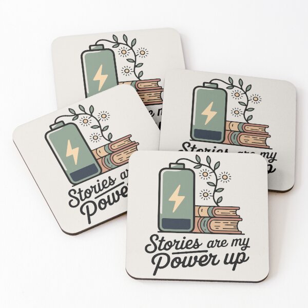 Item preview, Stories are my Power up Reading Motivation Bookis designed and sold by PixelWaveBD.