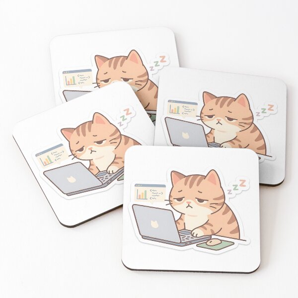Item preview, The tired cat designed and sold by anonymus-Javi.
