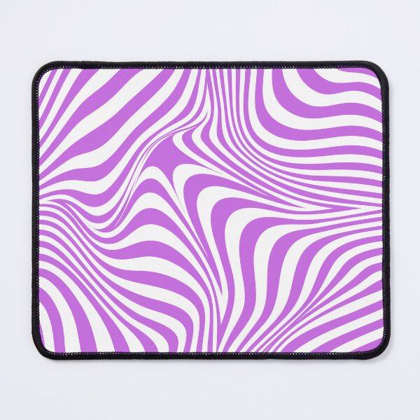 Item preview, Purple Psychedelic Wavy Lines Optical Illusion Pattern designed and sold by Raw Tigers.