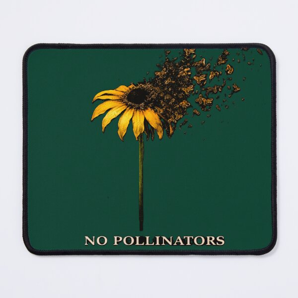 Item preview, No Pollinators Save the Bees Environmental Awareness Bee Extinction Nature Design designed and sold by OrbitOfMind.