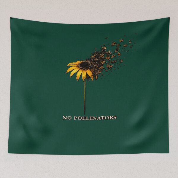 Item preview, No Pollinators Save the Bees Environmental Awareness Bee Extinction Nature Design designed and sold by OrbitOfMind.