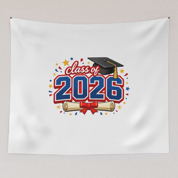 Item preview, Class of 2026 Graduation T-Shirt – Cap Diploma Senior Celebration Design designed and sold by FestivityFinds.