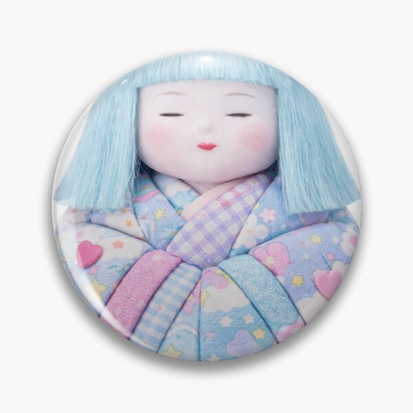 Item preview, Kimekomi Doll: Pastel Sky & Rainbow Dream - 木目込み人形「空色夢想」 designed and sold by NYAO-YUUKI.