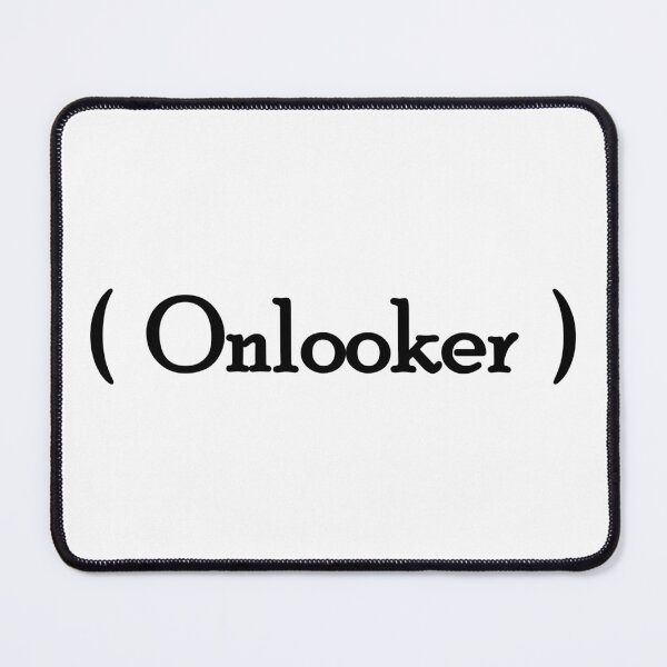 Item preview, Iconic Label - "Onlooker" Black Lettering designed and sold by cousinbessie.