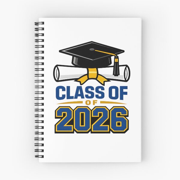Item preview, Class of 2026 Graduation T-Shirt – Cap & Diploma Blue Gold Senior Design designed and sold by FestivityFinds.