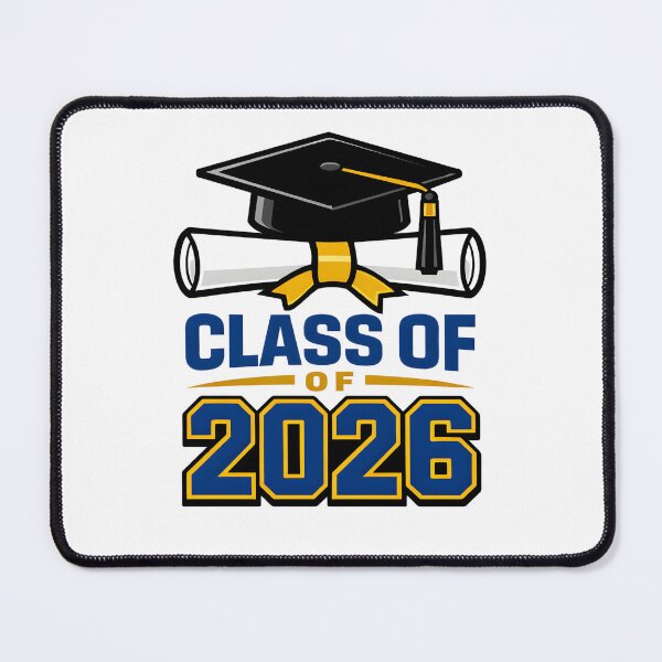 Item preview, Class of 2026 Graduation T-Shirt – Cap & Diploma Blue Gold Senior Design designed and sold by FestivityFinds.