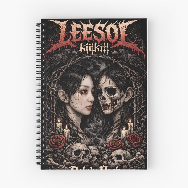 Item preview, Leesol Kiiikiii Delulu Pack Fanmade Merch - Dark Dual-Face Gothic Aesthetic designed and sold by Valereekmerch.