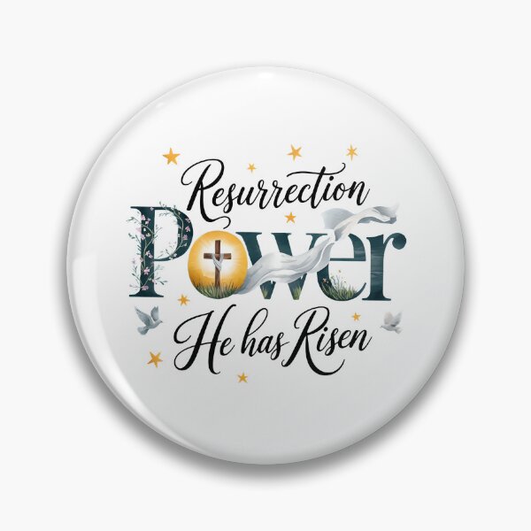 Item preview, Resurrection Power He Has Risen Cross designed and sold by OlyvieArt.