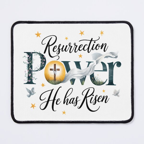 Item preview, Resurrection Power He Has Risen Cross designed and sold by OlyvieArt.