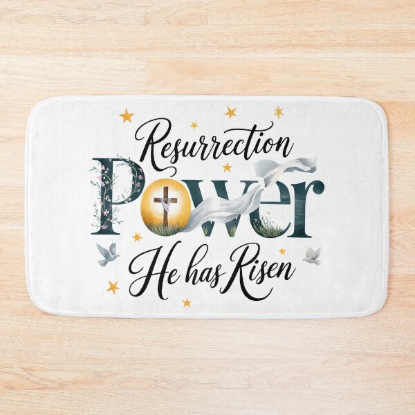 Item preview, Resurrection Power He Has Risen Cross designed and sold by OlyvieArt.