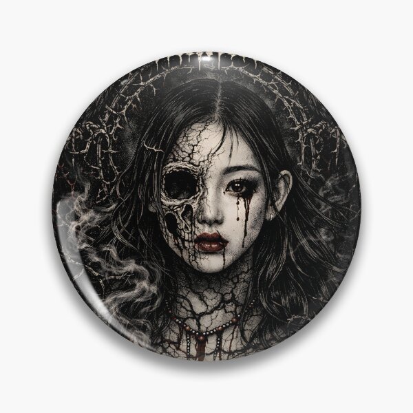 Item preview, Leesol Kiiikiii Delulu Pack Fanmade Merch - Dark Skeletal Gothic Aesthetic designed and sold by Valereekmerch.