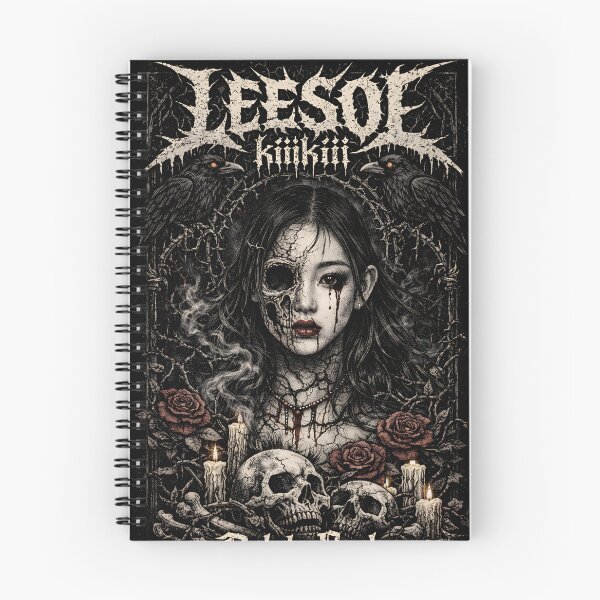 Item preview, Leesol Kiiikiii Delulu Pack Fanmade Merch - Dark Skeletal Gothic Aesthetic designed and sold by Valereekmerch.