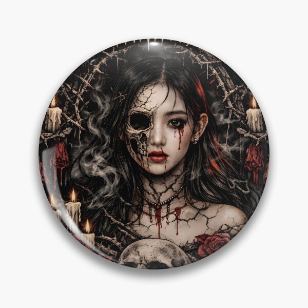 Item preview, Leesol Kiiikiii Delulu Pack Fanmade Merch - Dark Skeletal Beauty Aesthetic designed and sold by Valereekmerch.