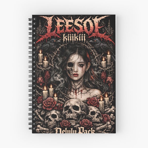 Item preview, Leesol Kiiikiii Delulu Pack Fanmade Merch - Dark Skeletal Beauty Aesthetic designed and sold by Valereekmerch.