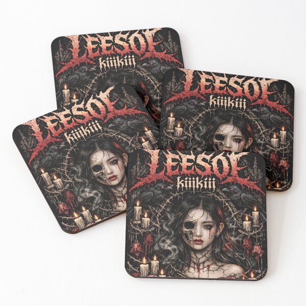 Item preview, Leesol Kiiikiii Delulu Pack Fanmade Merch - Dark Skeletal Beauty Aesthetic designed and sold by Valereekmerch.